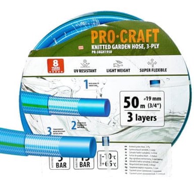PROCRAFT Crijevo za zalijevanje PR-3KGH1950, 3/4", 50 m